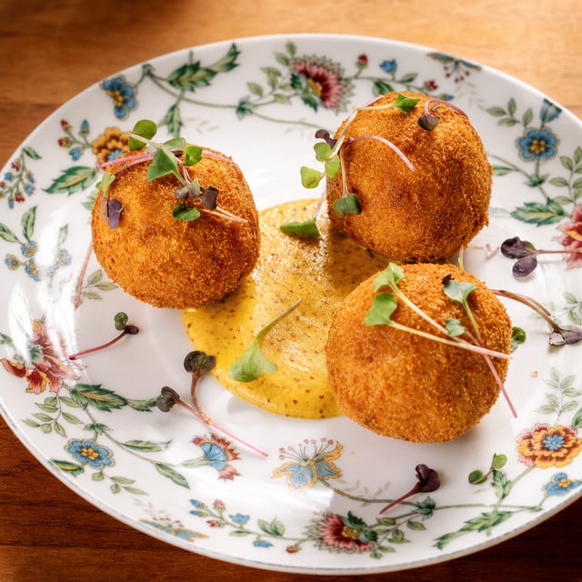 Duck Confit Croquettes.