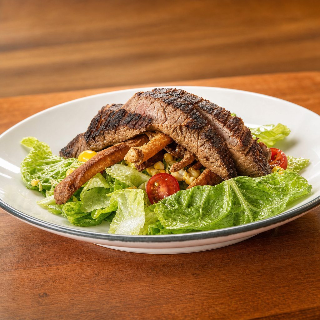 Flank Steak Salad.